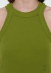 Топ CLOSED CROPPED RACER TANK, Pistachio Green/Green - фото 7