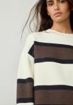 Джемпер Next COMPACT COSY CREW NECK, Black White Stripe/Black - фото 3