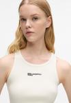 Топ Karl Lagerfeld Jeans TANK, Pristine/Off-White - фото 5