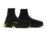 Кроссовки Balenciaga Speed Trainer 'Clear Sole - Black Yellow Fluo', черный - фото 8