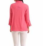 Куртка Kara 3/4 цвета фуксия french kyss - фото 2