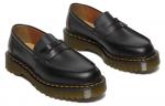 Лоферы Dr. Martens Penton Bex Yellow Stitch Quilon Leather Loafers 'Black' - фото 3