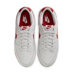 Кроссовки dunk low 'vast grey varsity red' Nike, серый - фото 4