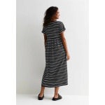 Повседневное платье STRIPE MIDI SMOCK New Look, черный - фото 3