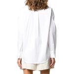 Белая простая рубашка с длинными рукавами Brunello Cucinelli - фото 4