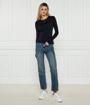 Лонгслив женский Karl Lagerfeld облегающего кроя из модала, черный - фото 2