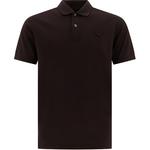 Поло с коротким рукавом PRADA, коричневый - фото