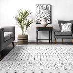 Геометрический ковер Bodrum blythe Nuloom, серый, 199x290 см - фото 8