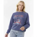 Толстовка Rip Curl Surf Dept Relaxed Raglan Crew, синий - фото 3