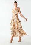 Платье BWLDR BRIANNA MIDI, Golden Palms/Beige - фото 6
