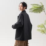 Куртки и пальто осенние унисекс CSKS, светло-голубые (в комплекте с футболкой и сумкой через плечо) - фото 9