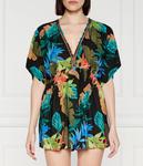 Платье Desigual в тропическом стиле, черный - фото