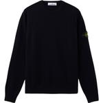 Свитер с нашивкой-логотипом STONE ISLAND, синий - фото