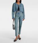 Хлопковая майка с логотипом Prada, Blu - фото 2