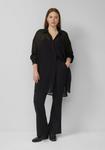Блуза QS Button-down blouse, Schwarz/Black - фото 2