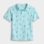 Детская поло с принтом морковки Jumping Beans - фото