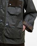 Вощеная куртка Barbour Modified Solway, оливковый - фото 7