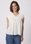 Блуза KATHUA Kaffe, кремовый - фото