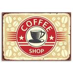 Фрески Feeby Retro Vintage Kaffee Schild, красный - фото 3