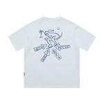 Футболка унисекс WAITINGWAVE, Бургундия - фото 4