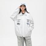 Кожаная куртка Ice Flying Unisex, кофейный - фото 9