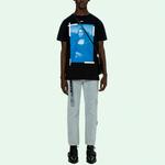 Футболка ss21 pattern printing round neck short sleeve black Off-White, черный - фото 3