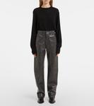 Брюки Келли с высокой талией Agolde, Smoke - фото 7