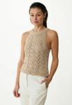 Топ SLEEVELESS Mexx, бежевый - фото