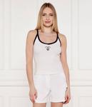 Футболка бархатцы Slim fit Guess Active, белый - фото