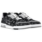 LOUIS VUITTON Кроссовки Low Top Skateboard для мужчин черные - фото 4