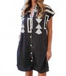 Мини-платье с принтом Behr черного цвета Thml, черный - фото 3