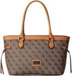 Guess Женская сумка Scandal Satchel Coal … - фото 4
