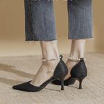 Туфли женские на высоком каблуке Xingdiman, черный - фото 4