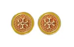 Серьги-гвоздики унисекс Stud Earrings TORY BURCH - фото