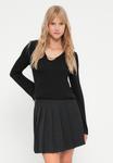 Топ Vero Moda VMMARRI V NECK, Black - фото 4