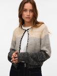 Вязаный кардиган VERO MODA VMJenna, Beige/Grey/Dark grey - фото 4