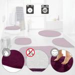 Коврик для ванной Erwin Müller WC Vorlage Kefalonia, цвет beere - фото 2