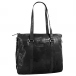 Шоппер Spikes & Sparrow, натуральная кожа, черный - фото 2