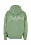 Толстовка с капюшоном PROHIBITED, зеленый - фото 14