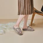 Шлепанцы женские Gemeiq, бежевый - фото 21