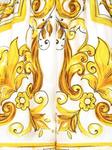 Dolce & Gabbana шелковые шорты с принтом Majolica, желтый - фото 2