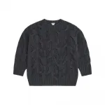 Оверсайз джемпер Bottega Veneta, серый - фото