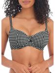 Верх бикини Freya, черный/белый - фото
