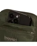 Антикражная сумка-кроссбоди Securtex Active Baggallini, зеленый - фото 5