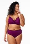 Плавки бикини MIT NORMALER TAILLE Zizzi, темно-фиолетовый - фото