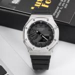 Часы Casio G-Shock Analog-Digital 2100 Series, арт. GA-2100-1A1, черный/серебро/черный - фото 2