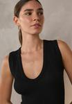 Топ Next SLEEVELESS TEXTURED V-NECK ., Black - фото 4