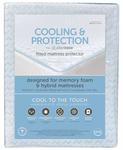 Охлаждающий и защитный чехол для матрасов с эффектом памяти AllerEase, белый - фото