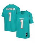 Реплика игрока Big Boys Tua Tagovailoa Aqua Miami Dolphins Outerstuff, синий - фото