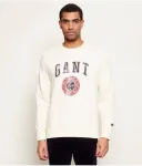 Толстовка regular fit Gant, кремовый - фото